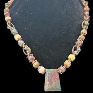 Necklace and earrings